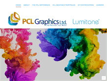 Tablet Screenshot of pclgraphics.com